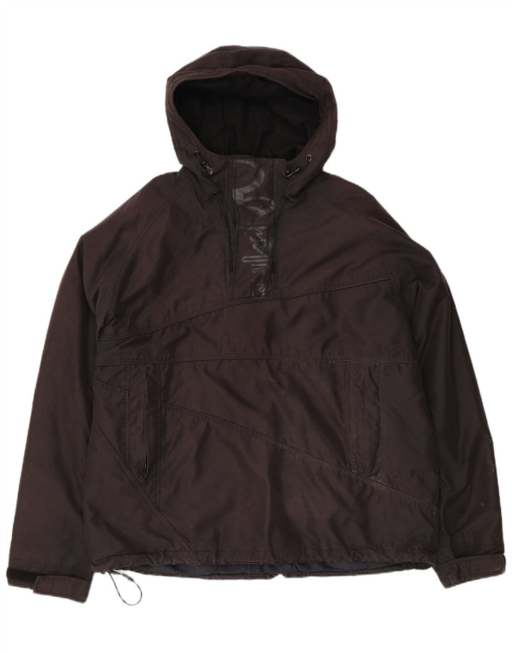Мужская пуловер-ветровка Quiksilver UK 40, большая черная куртка