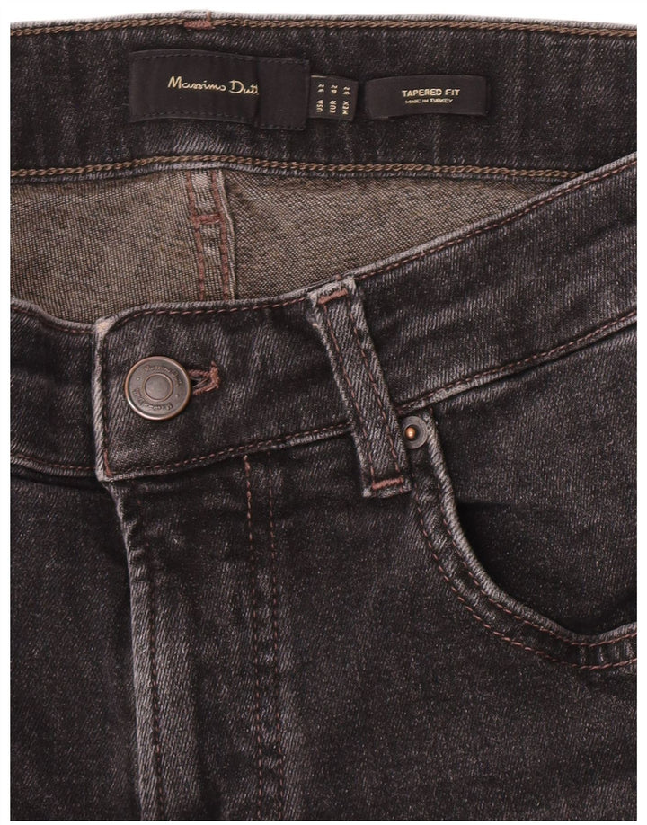 Мужские зауженные джинсы Massimo Dutti EU 42 Large W32 L29 Серые