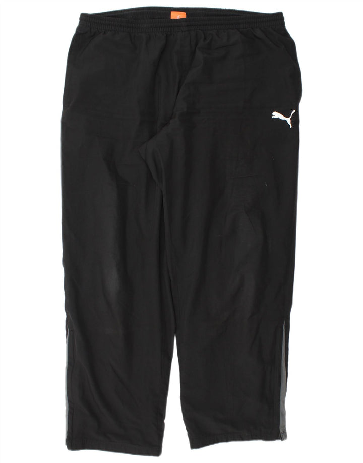 Мужские спортивные брюки Puma 2XL черные из полиэстера