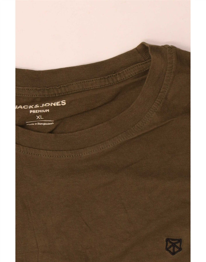 Мужская футболка Jack & Jones Top XL Хаки