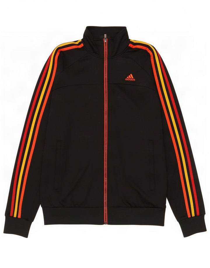 Adidas Мужской спортивный костюм Верхняя куртка Маленький черный полиэстер