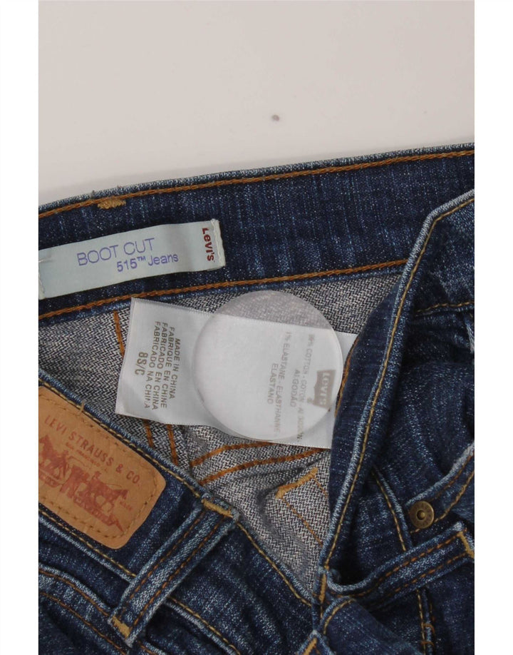 Женские джинсы Levi's 515 Bootcut США 8, средние W32 L29, синие, хлопок
