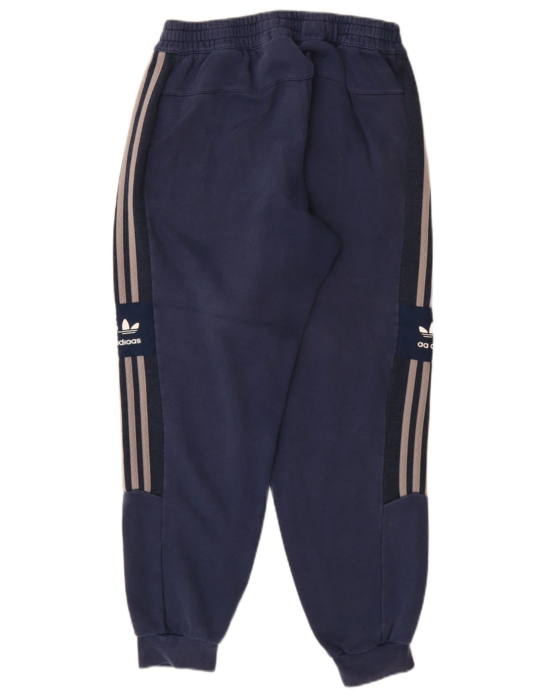 Мужские спортивные брюки Adidas Joggers среднего размера, темно-синие, хлопок
