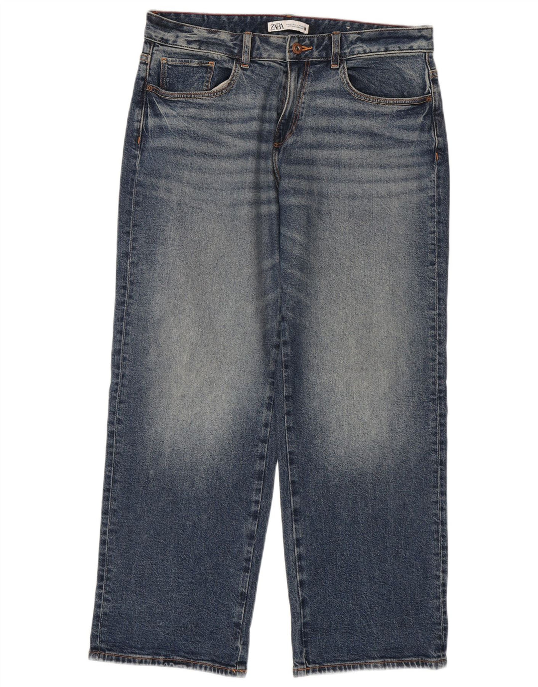 Женские свободные джинсы Zara EU 40 Medium W30 L29, синие, хлопок