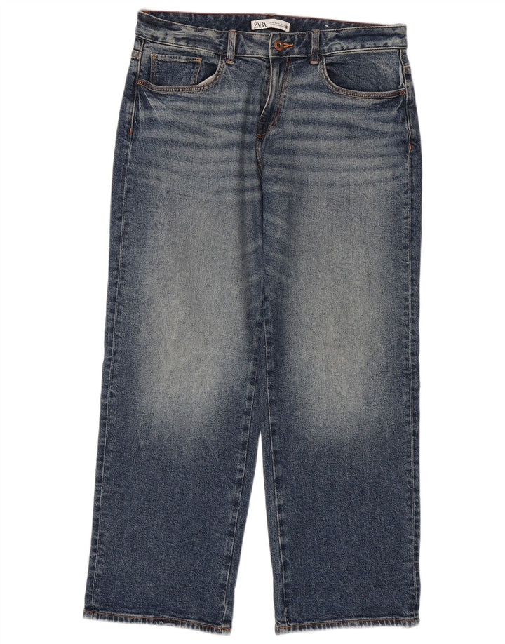 Женские свободные джинсы Zara EU 40 Medium W30 L29, синие, хлопок