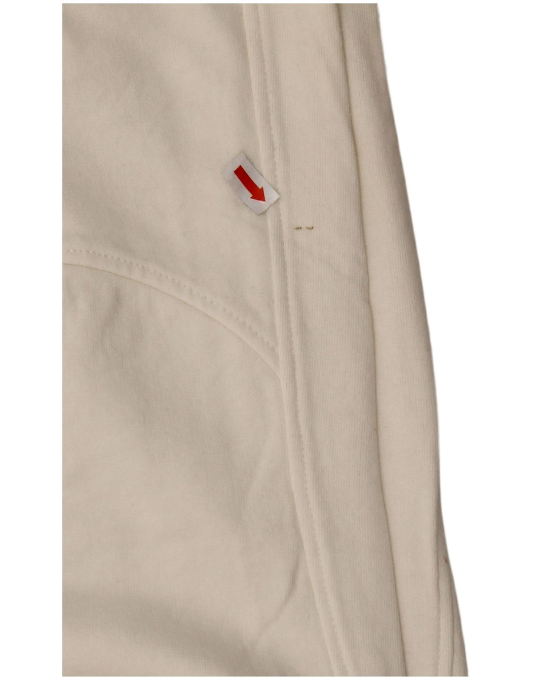 KAPPA Womens Graphic Tracksuit Trousers XS White Cotton
