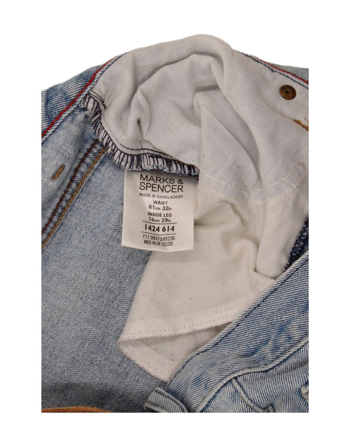 Мужские свободные джинсы Marks & Spencer W32 L26 синие, хлопок