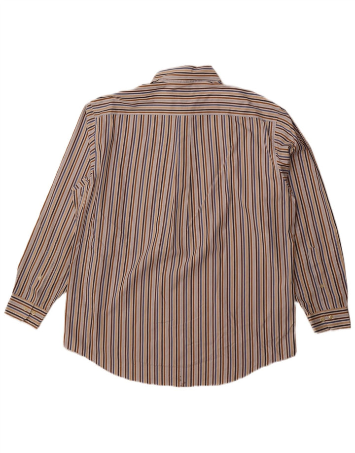 Мужская рубашка Brooks Brothers 346, большая разноцветная хлопковая полоска