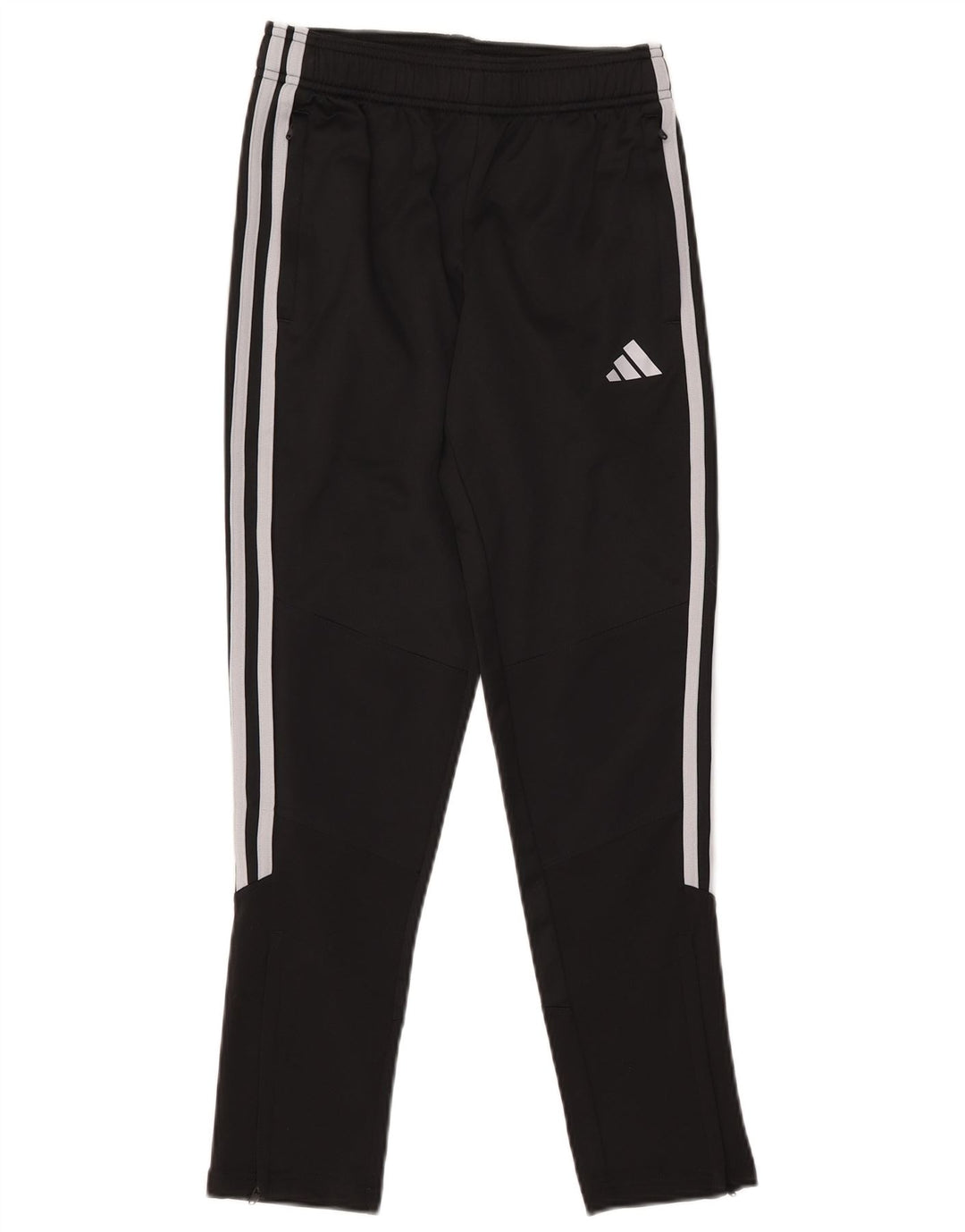 Спортивные брюки Adidas для мальчиков 11-12 лет, черный полиэстер
