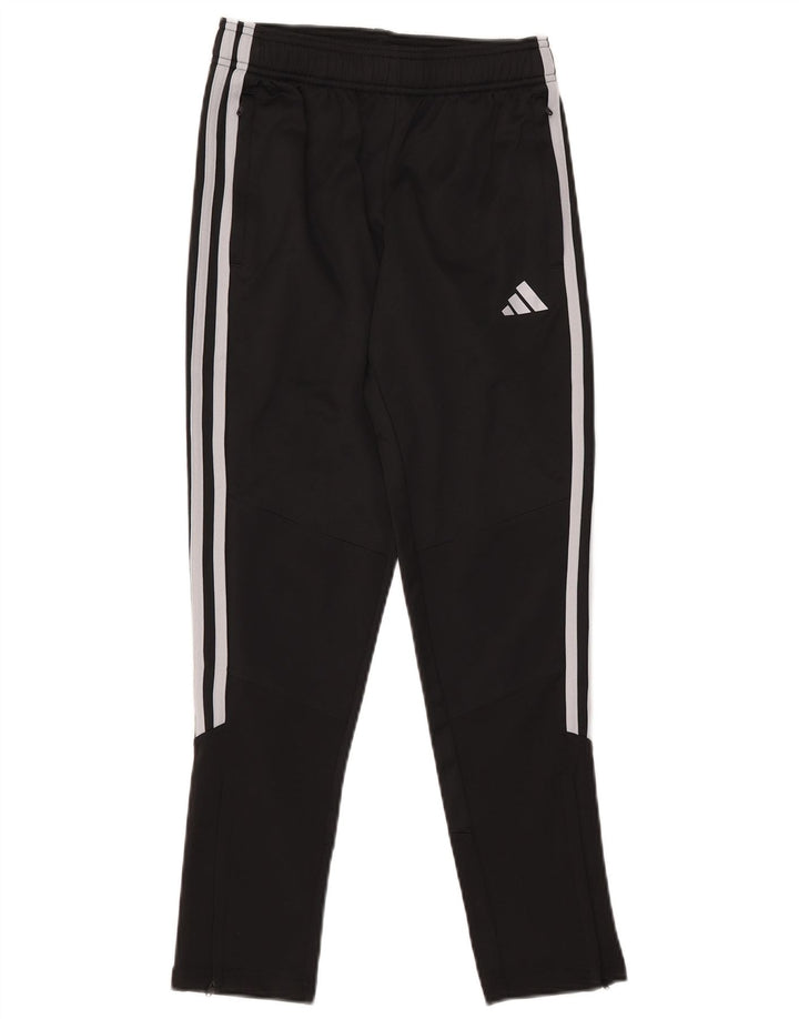 Спортивные брюки Adidas для мальчиков 11-12 лет, черный полиэстер
