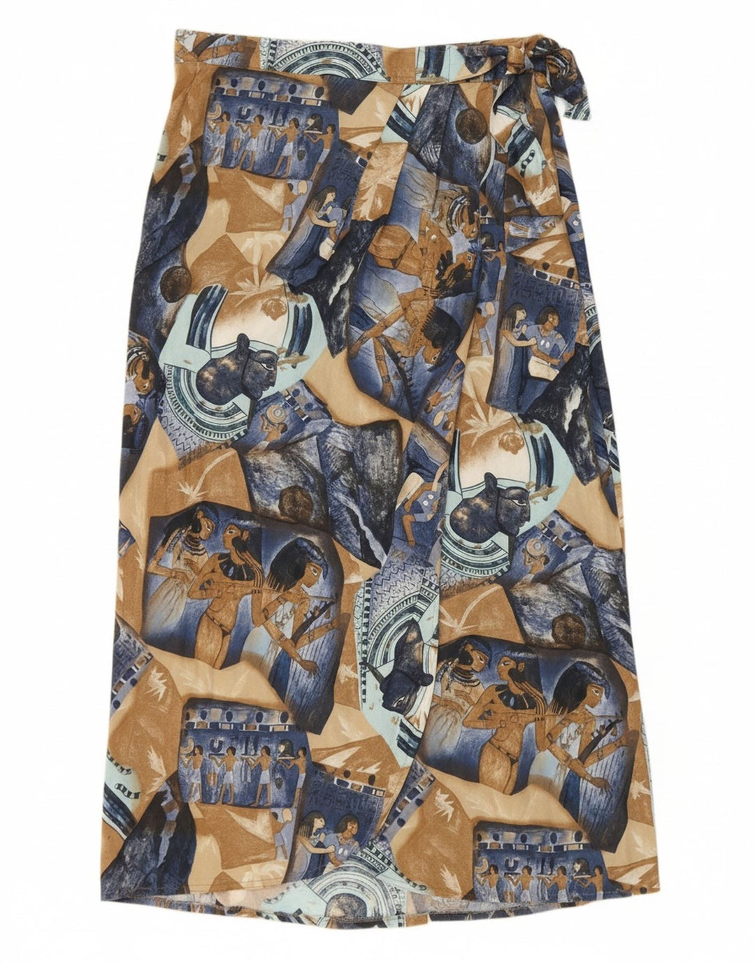 FLOU Womens Abstract Pattern Wrap Skirt EU 40 Medium W28  Multicoloured