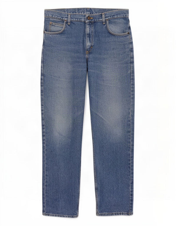 Мужские прямые джинсы Lee Brooklyn W36 L32, синий хлопок