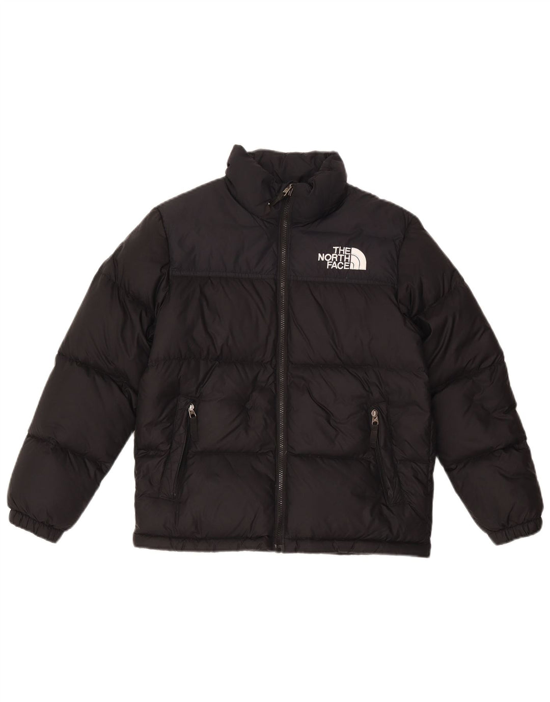Стеганая куртка The North Face для мальчиков 11–12 лет, большой размер, черный нейлон