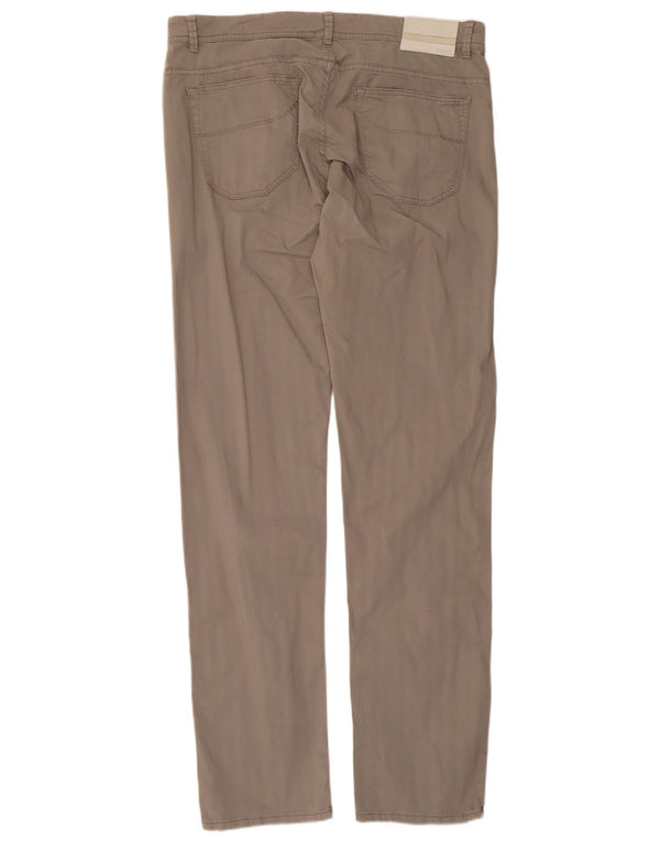 SIVIGLIA Мужские повседневные брюки Slim Fit W38 L34 Серые хлопковые
