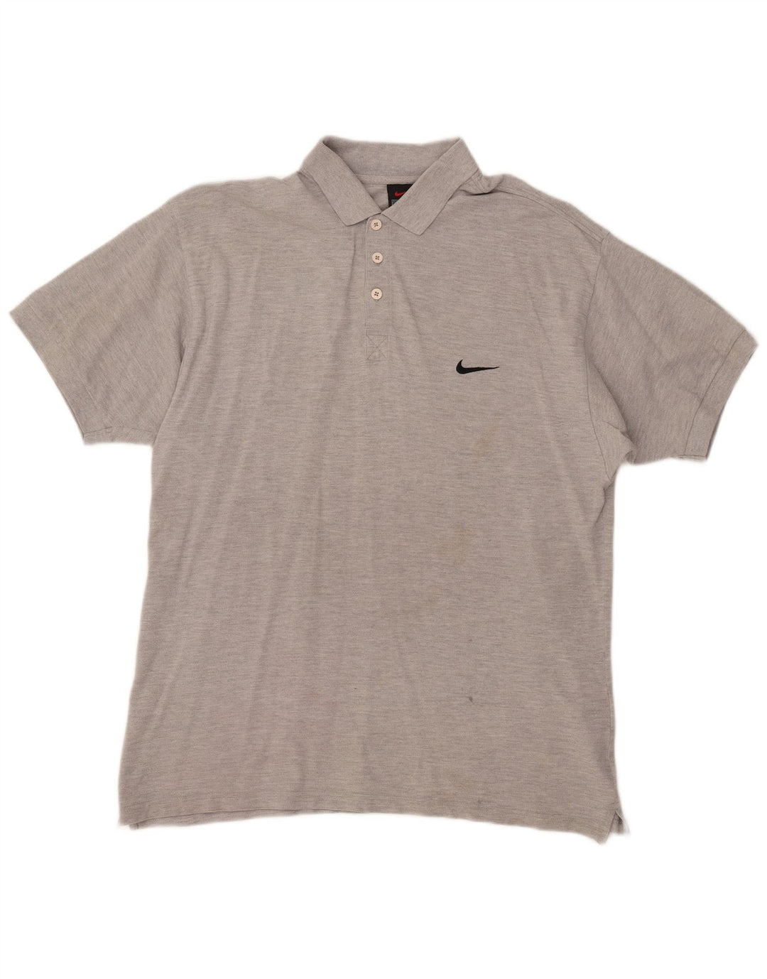 Мужская рубашка-поло Nike UK 44/46, большая серая, хлопок