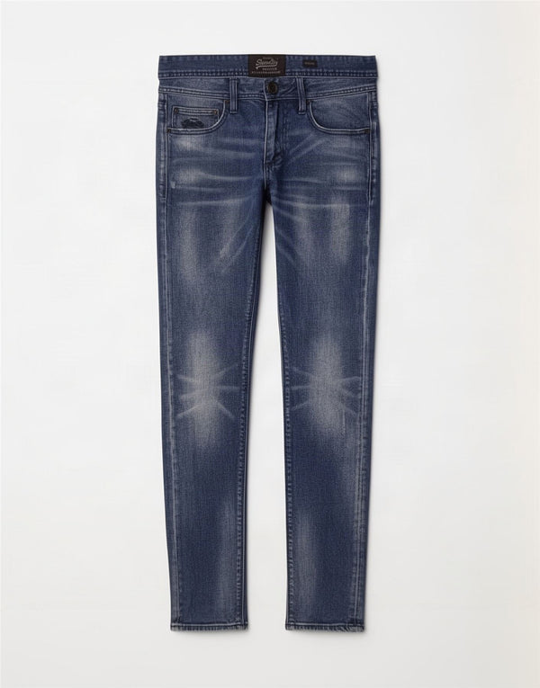 Мужские джинсы скинни Superdry W32 L32, синий хлопок