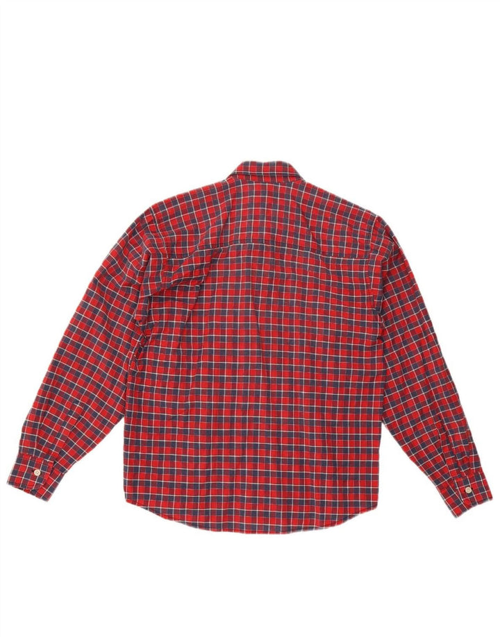 RIFLE Mens Shirt Small Red Check