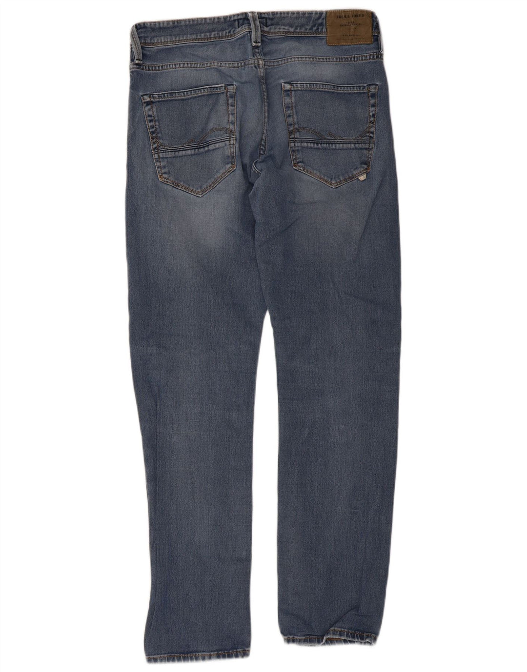 Мужские прямые джинсы Jack & Jones W33 L32 синие, хлопок