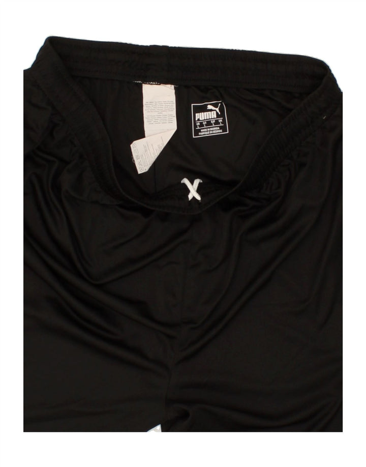 PUMA Mens Graphic Sport Shorts Large Black Polyester Vintage Puma and Second-Hand Puma from Messina Hembry 