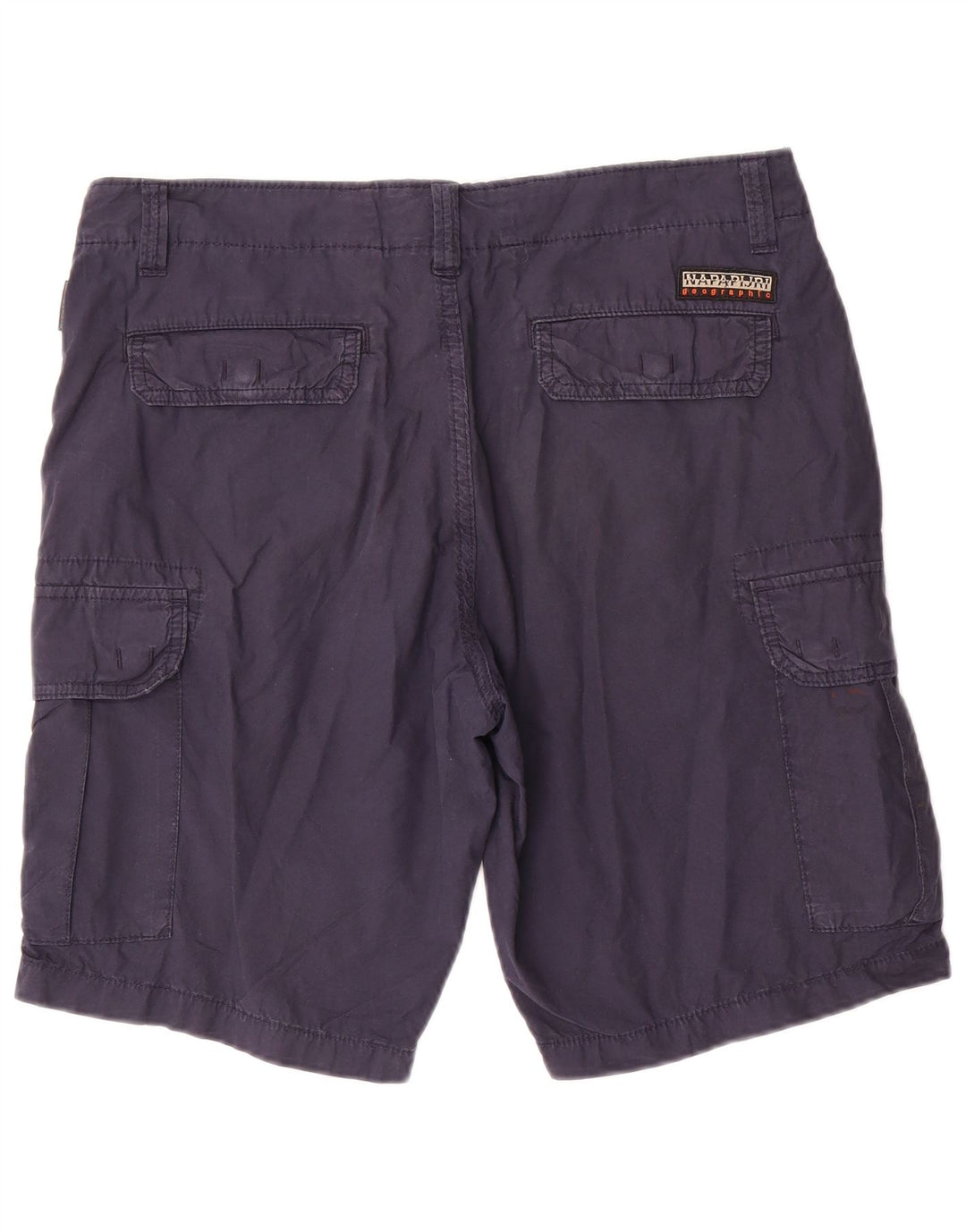 Napapijri Мужские шорты-карго W33, средние, темно-синие, хлопковые