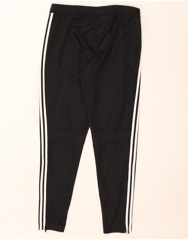 Мужские спортивные брюки Adidas Slim Fit, большие черные полиэстеровые брюки