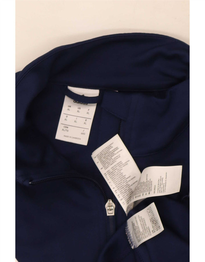 Мужской спортивный костюм Adidas Climalite Top Jacket XL Темно-синий полиэстер