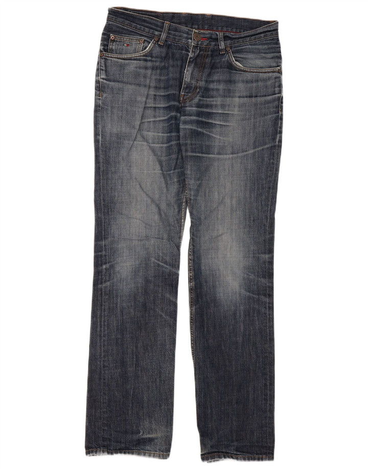Мужские прямые джинсы Tommy Hilfiger W32 L34 синие, хлопок
