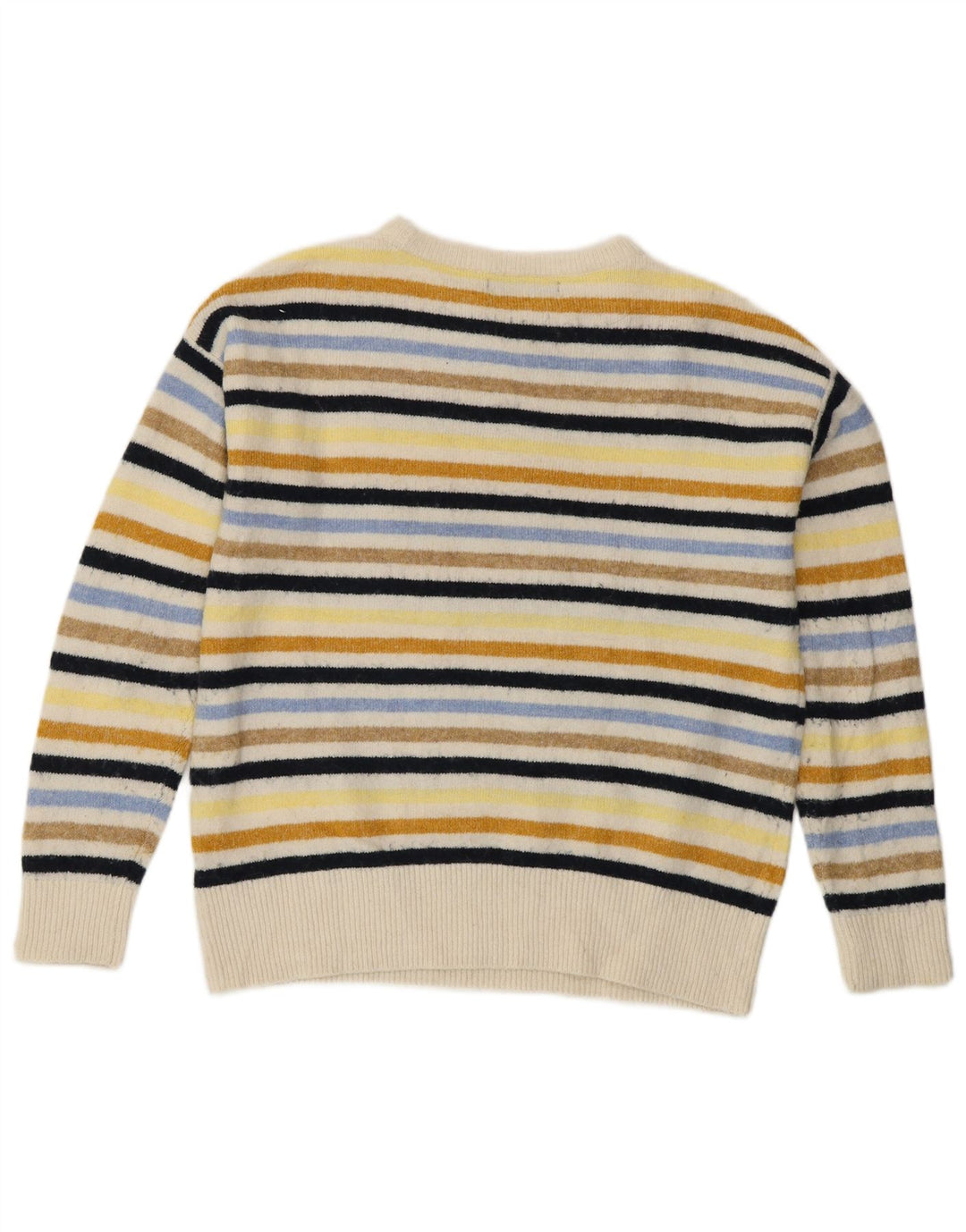 MARKS & SPENCER Womens Crew Neck Jumper Sweater UK 10 Small Multicoloured