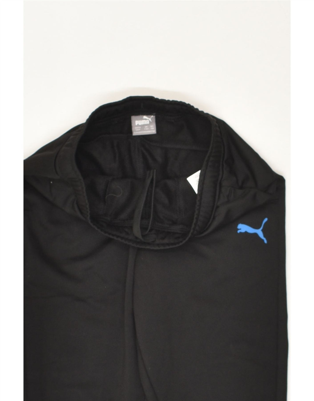 PUMA Boys Tracksuit Trousers 7-8 Years Black Polyester | Vintage Puma | Thrift | Second-Hand Puma | Used Clothing | Messina Hembry 