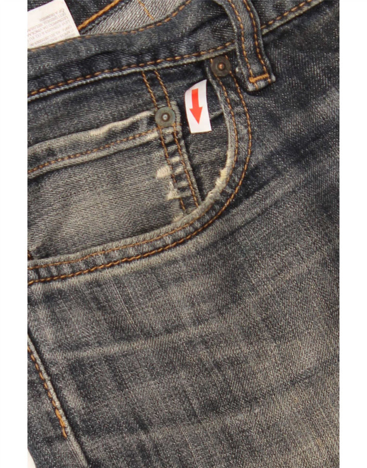 Мужские прямые джинсы Levi's 505 W36 L30 синие, хлопок