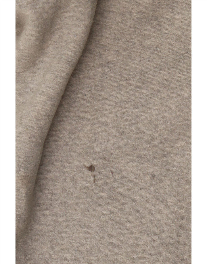 Женские спортивные брюки с графическим принтом Nike UK 12, хлопок среднего серого цвета