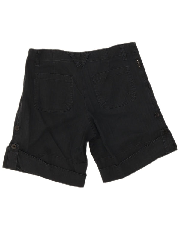Женские шорты чинос Armani EU 40 Medium W27 Черные хлопковые полоски в тонкую полоску