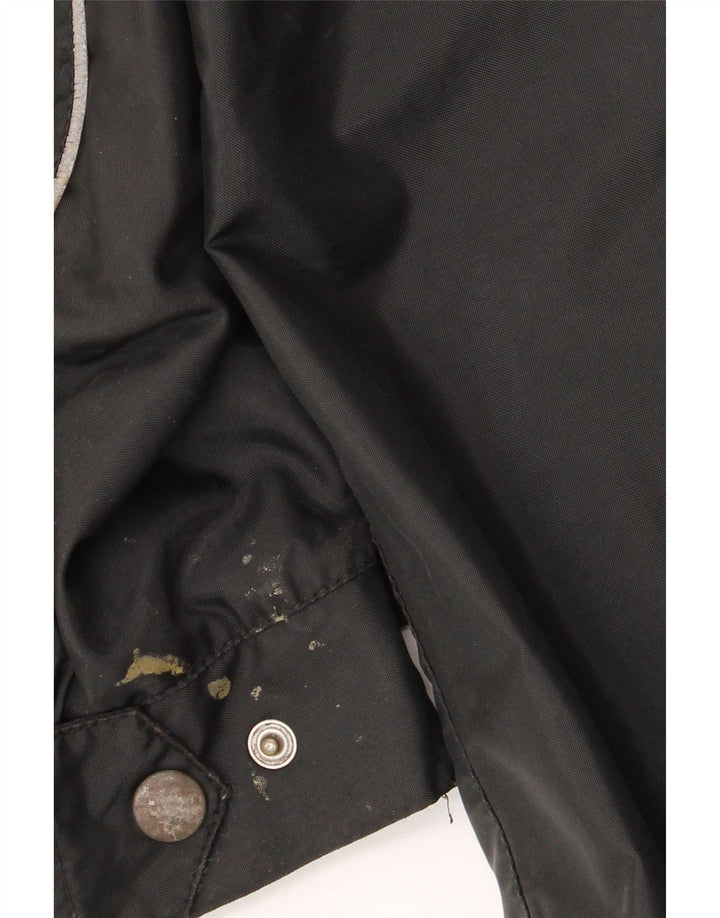 Мужская куртка-гонщик Belstaff UK 38, средний черный нейлон