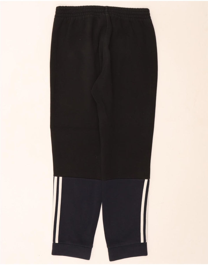 Мужские спортивные брюки ADIDAS, джоггеры, средние, темно-синие, с цветными блоками