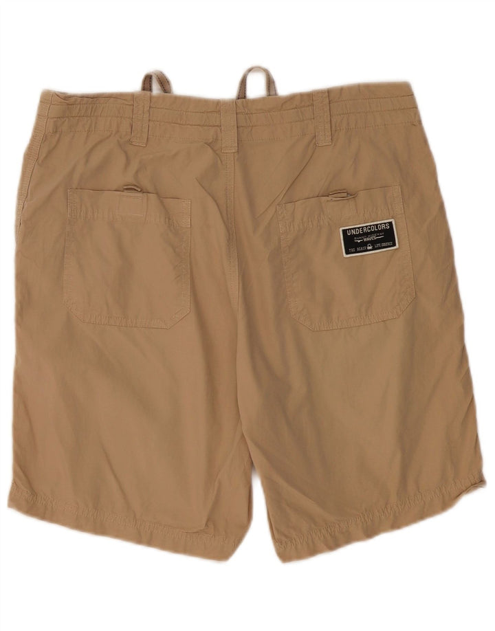 Мужские шорты чинос BENETTON Medium W32 Бежевые, хлопок
