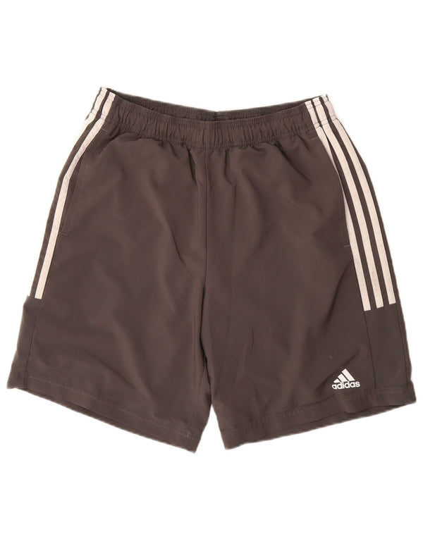 ADIDAS Mens Sport Shorts Medium Grey Polyester