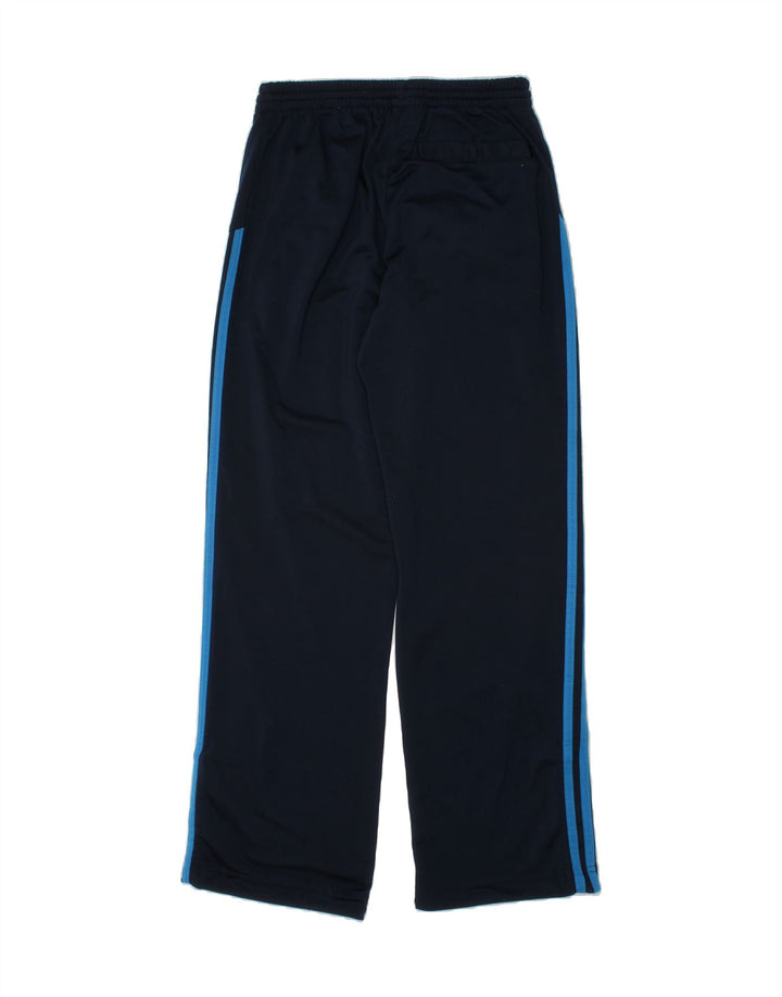 ADIDAS Boys Tracksuit Trousers 11-12 Years Navy Blue Polyester Vintage Adidas and Second-Hand Adidas from Messina Hembry 