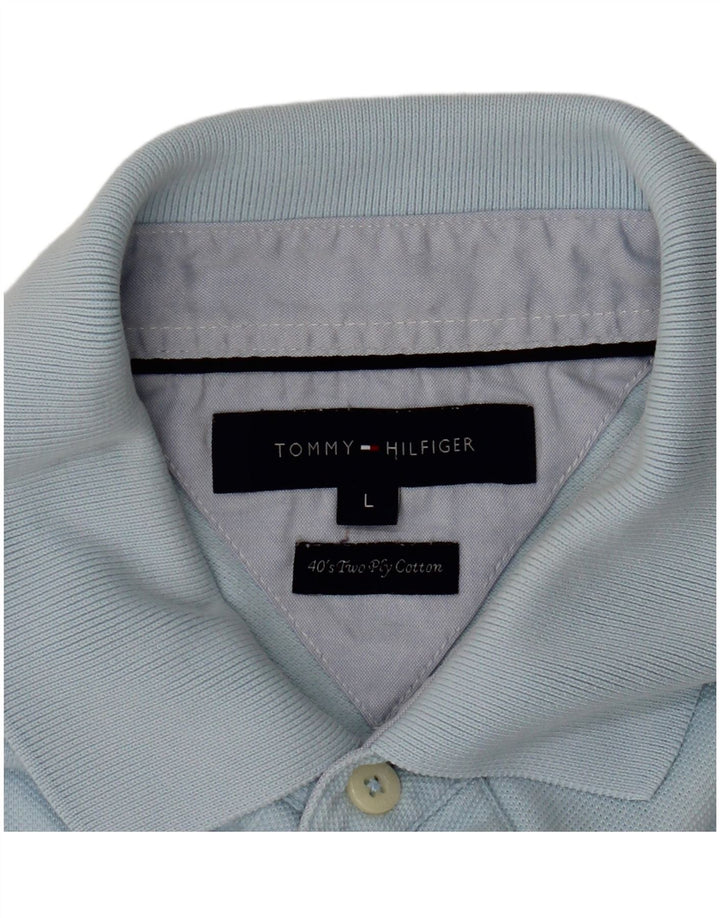 Мужская рубашка-поло Tommy Hilfiger, большая синяя