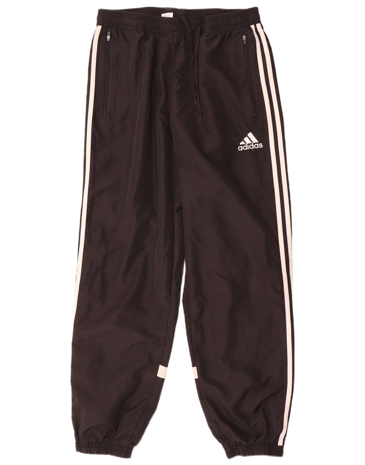 Adidas Мужские спортивные брюки Джоггеры Большой черный полиэстер