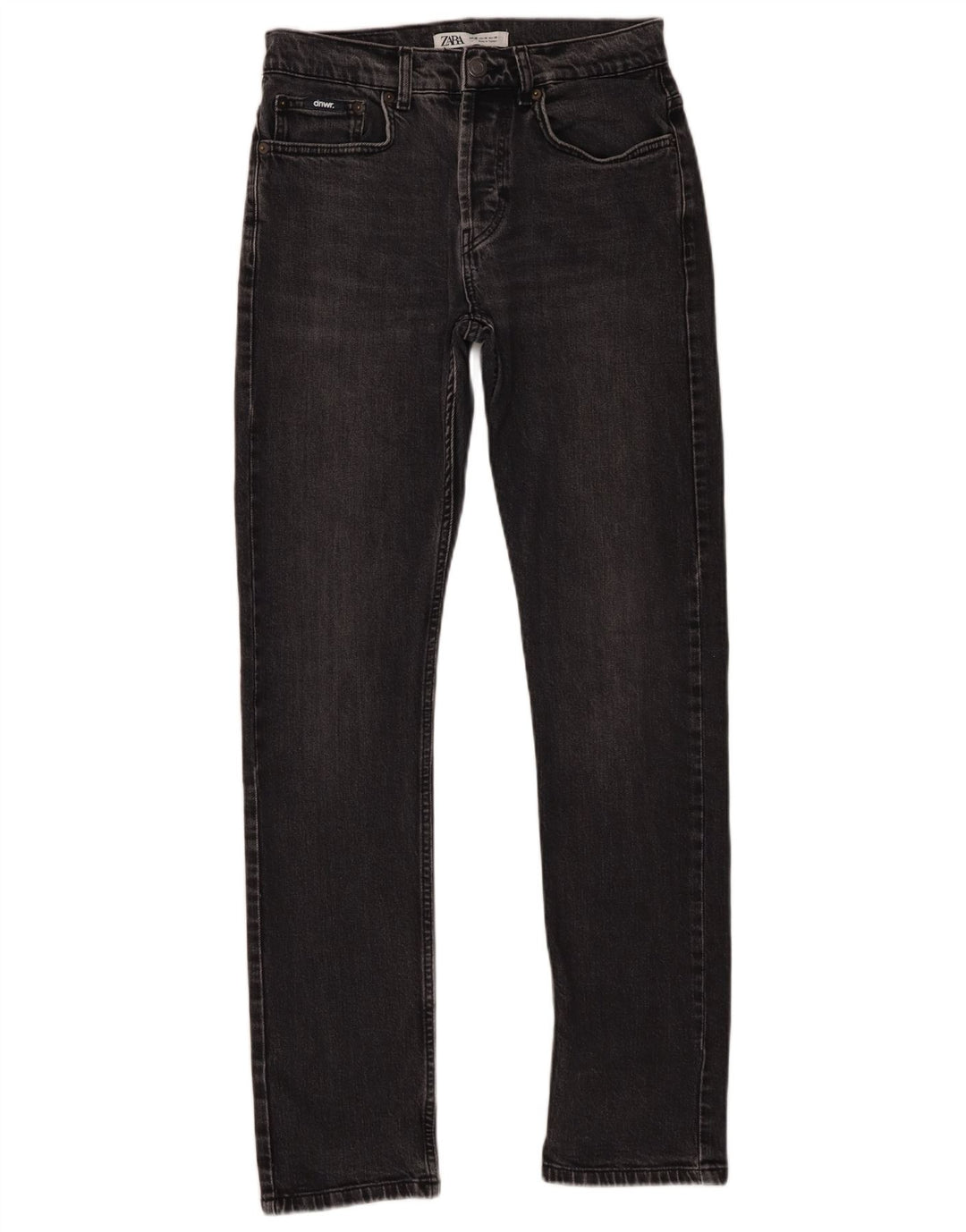 Мужские узкие джинсы Zara EU 38, маленькие W30 L30, серые, хлопок