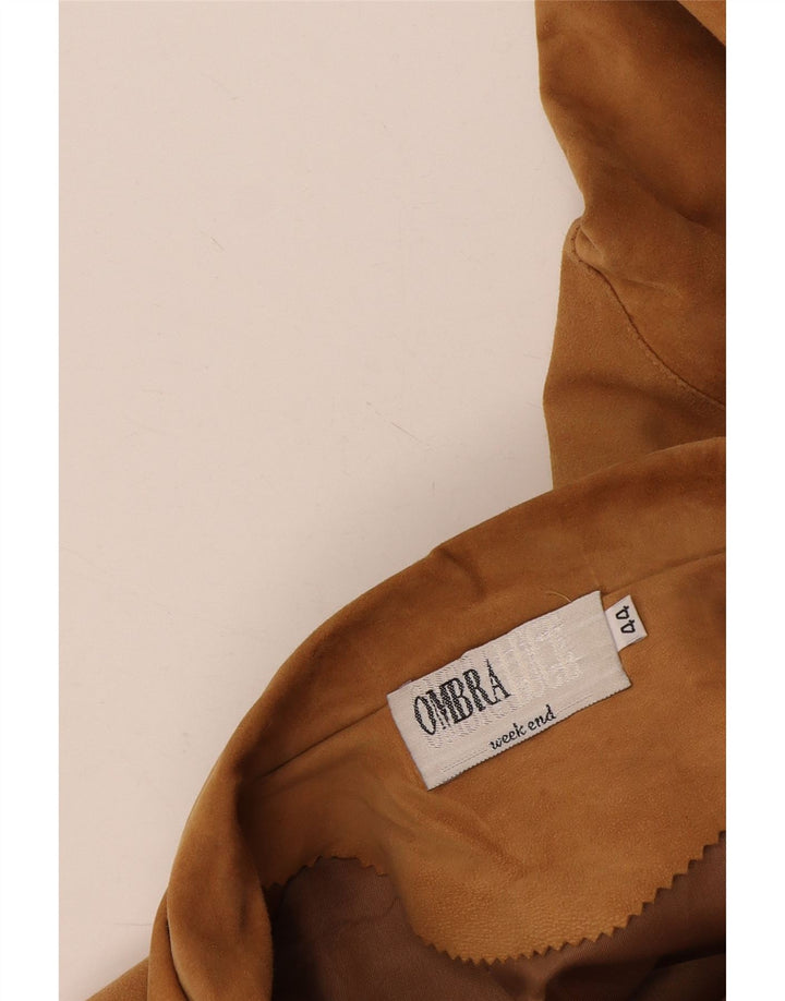 Женское замшевое пальто Ombraluce IT 44 Medium Beige