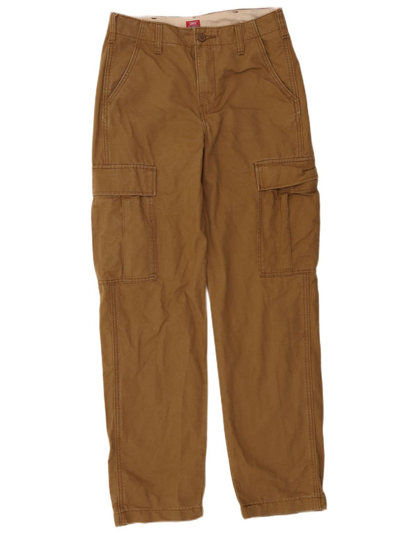 Мужские прямые брюки карго Levi's W30 L32 хаки, хлопок