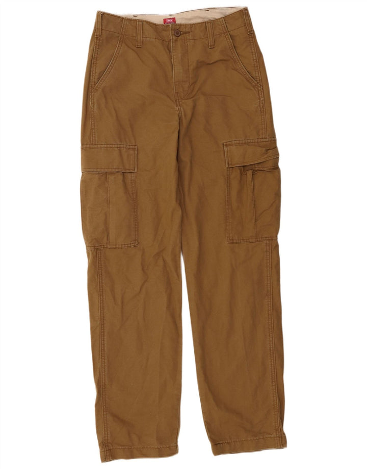 Мужские прямые брюки карго Levi's W30 L32 хаки, хлопок