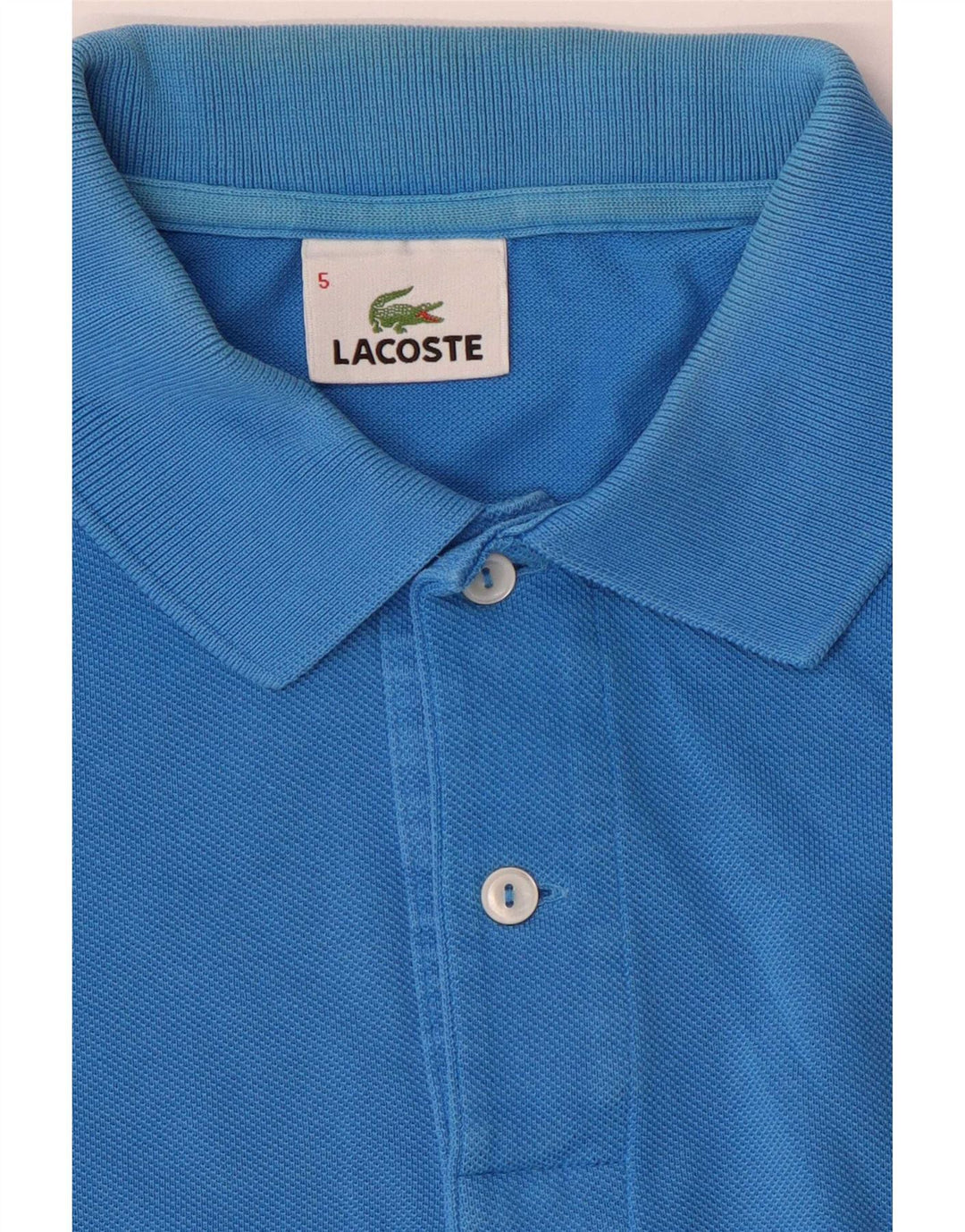 Мужская рубашка-поло Lacoste, размер 5, большая синяя