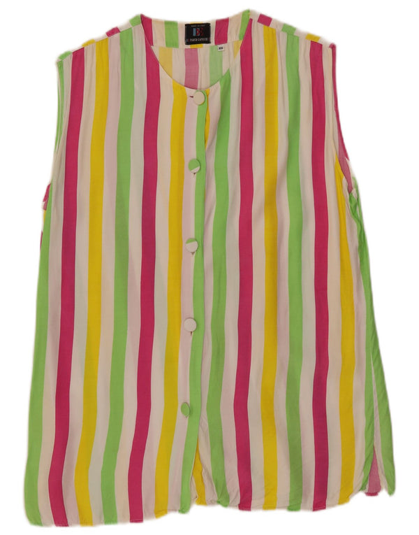 Женская блузка-рубашка Enara Camice UK 14, средние разноцветные полоски