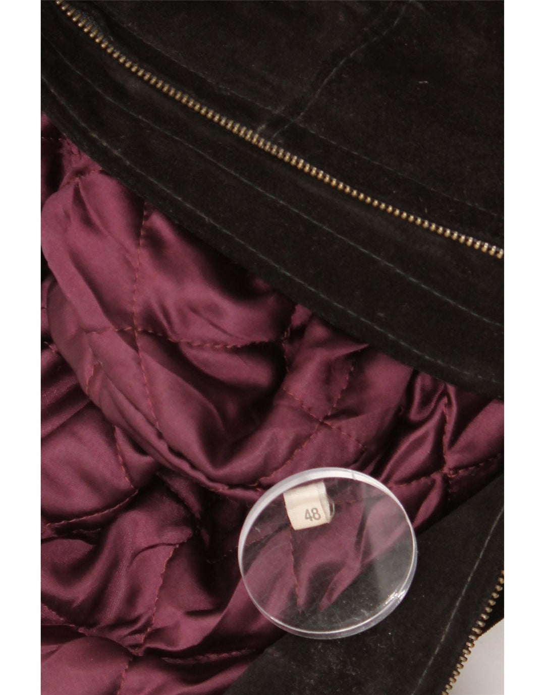 Винтажный мужской замшевый бомбер IT 48 Средний Коричневый