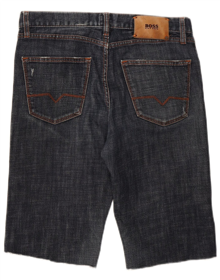 Мужские джинсовые шорты Hugo Boss W30 Medium Blue