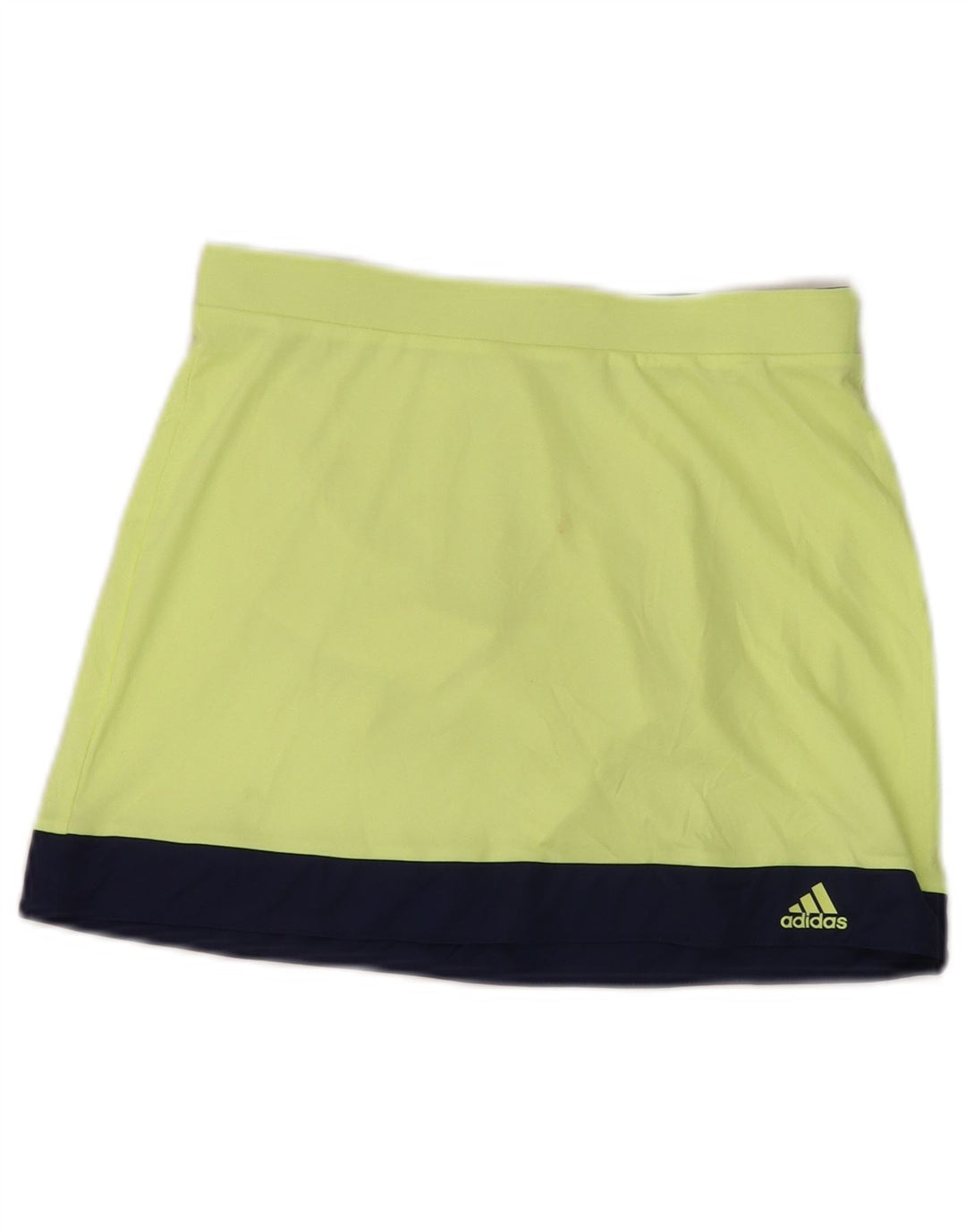 Юбка Adidas для девочек Climalite 11–12 лет, желтый полиэстер с цветными блоками