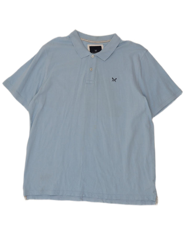 Мужская рубашка-поло Crew Clothing 2XL, синяя, хлопок