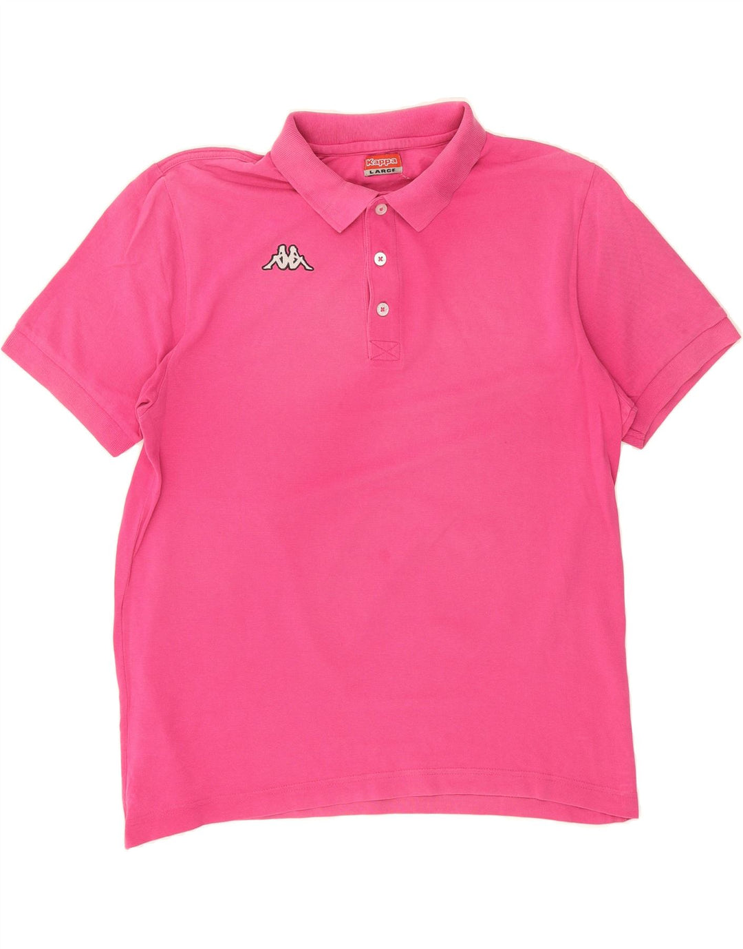KAPPA Mens Polo Shirt Large Pink Cotton Vintage Kappa and Second-Hand Kappa from Messina Hembry 